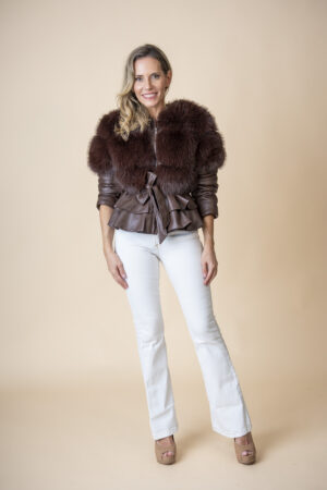 Abrigo Chocolat Fur Binah