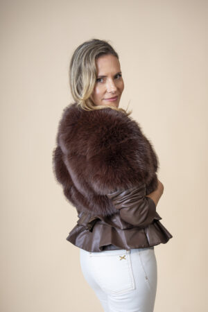 Abrigo Chocolat Fur Binah
